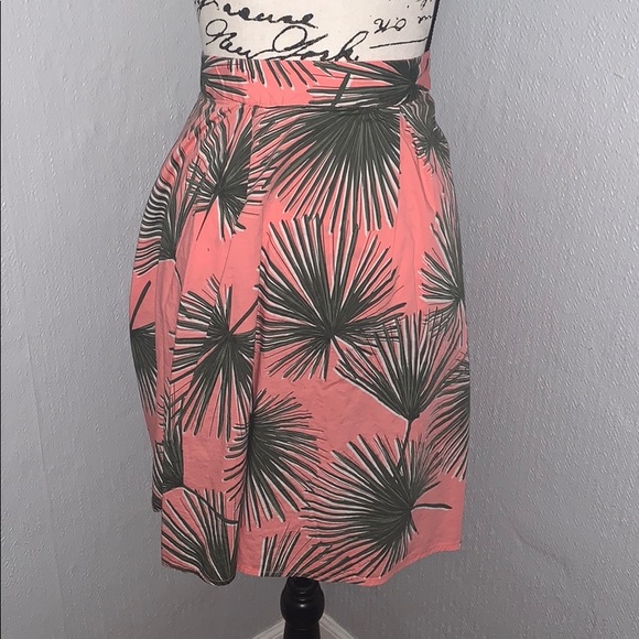 A Line Poplin Skirt - Picture 3 of 4